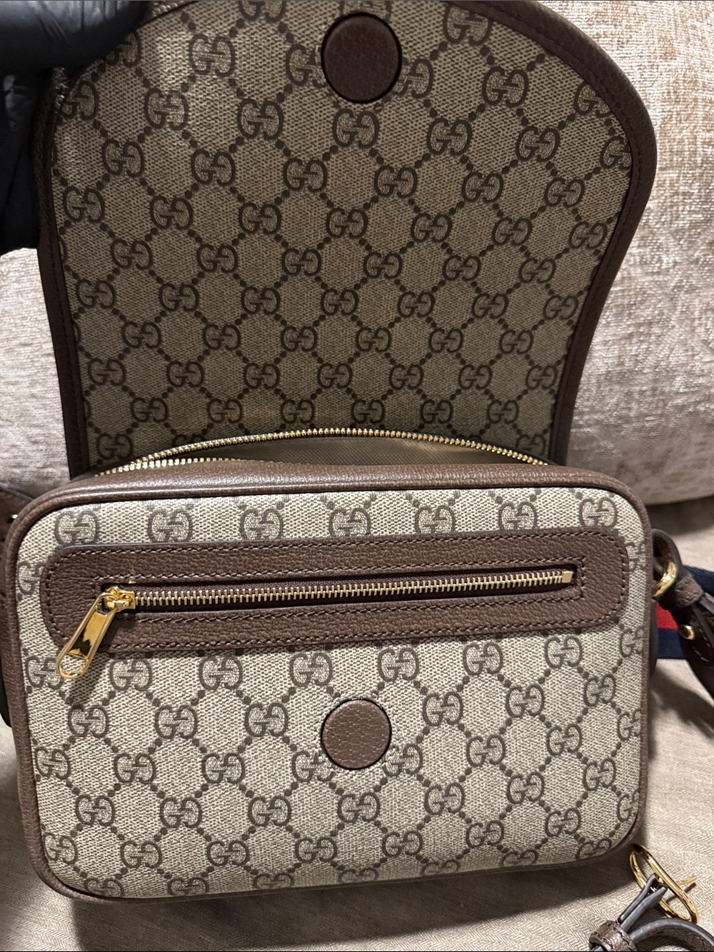 💙🤎GUCCI Ophidia Small Shoulder Bag❤️💚 - Picture 8 of 17